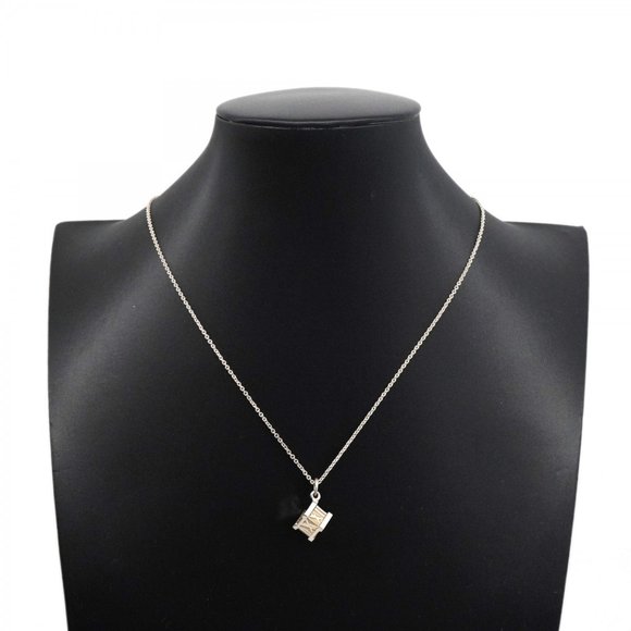Tiffany Atlas Cube Necklace, 925 Sterling Silver, Women's, P1551149 - Picture 6 of 7